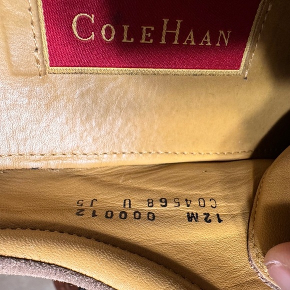 Cole Haan Tan Leather Oxfords Timeless Style - Picture 5 of 14